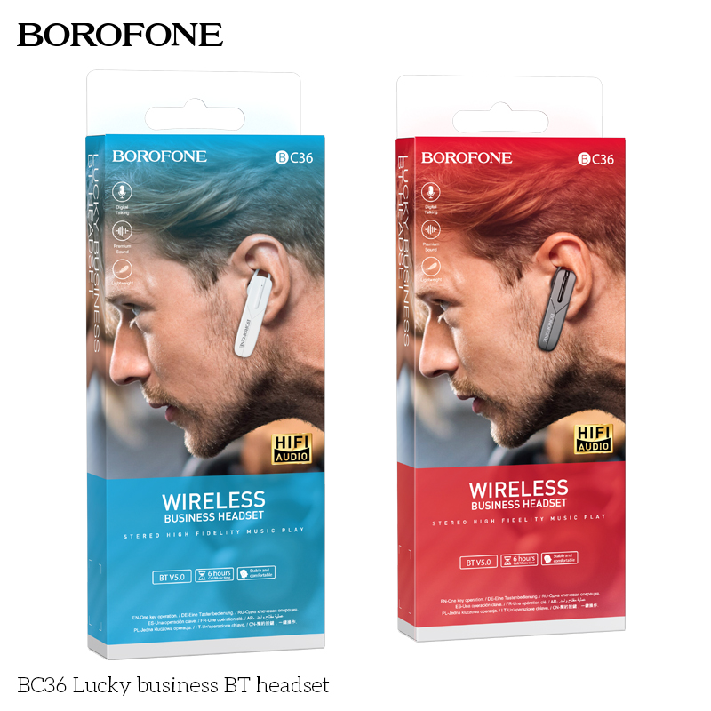 BOROFONE BC36 Lucky business Bluetooth headset NZ 8
